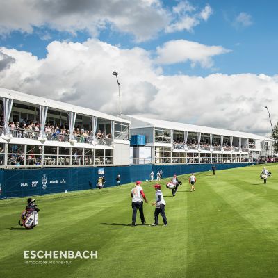 individual tent solutions, here: Solheim Cup