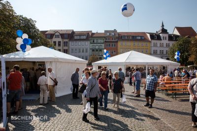 Pavilions at the Carl Zeiss city festival in Jena