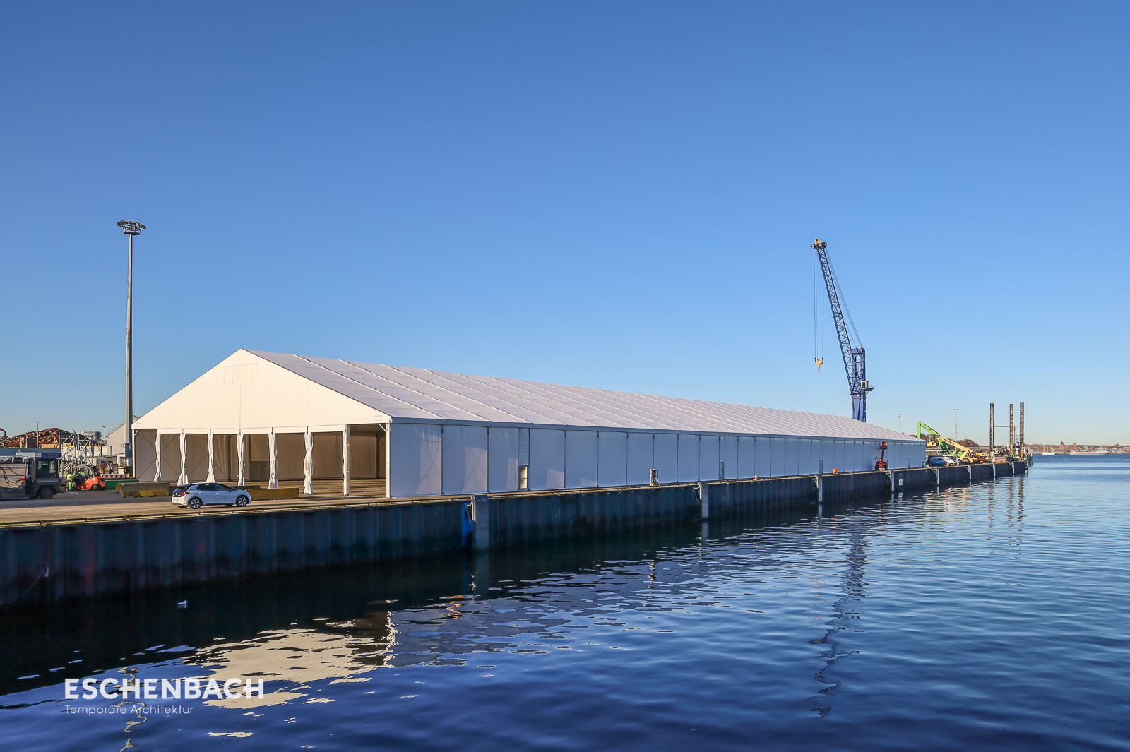 Lightweight hall 40 x 150 m / 6,00 m